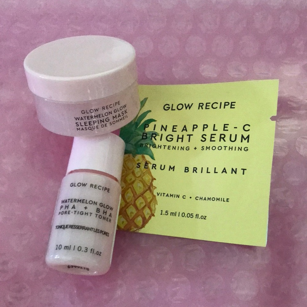 Watermelon Glow Sleeping Mask & Pore-Tight Toner